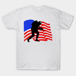 Support - US Soldier America T-Shirt